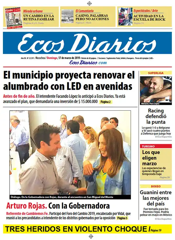 Tapa del 17 de marzo de 2019