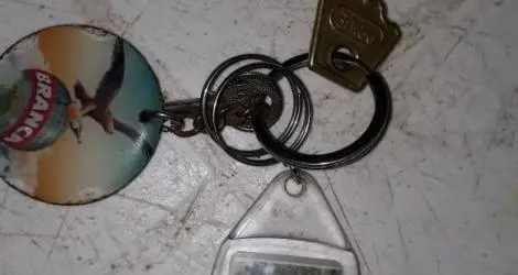 Encontraron este llavero