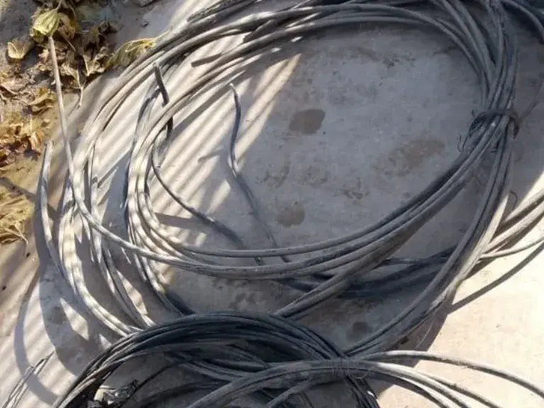 Los vieron por las cámaras robando cable trifásico de alto valor y tras una rápida intervención los atraparon