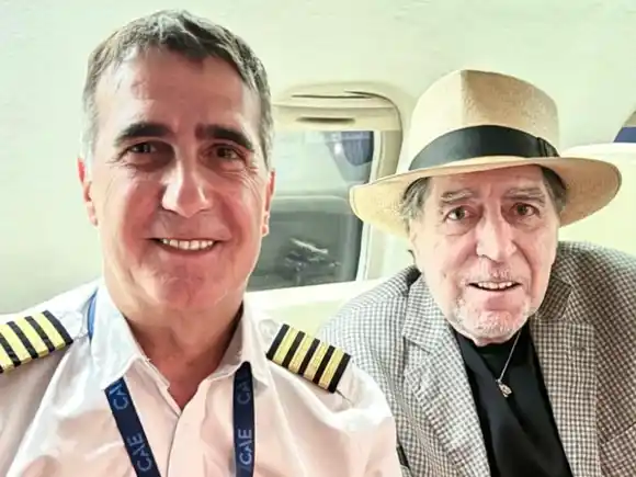 Antonio Laje fue el piloto de Joaquín Sabina