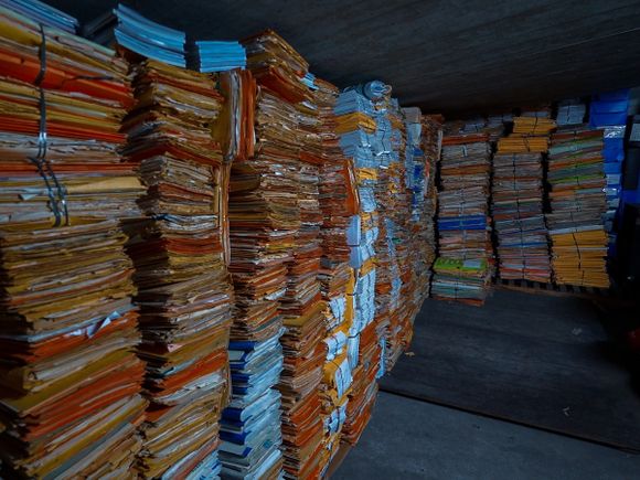 La Municipalidad recicló más de 106 mil expedientes en papel: algunos llevaban 113 años guardados