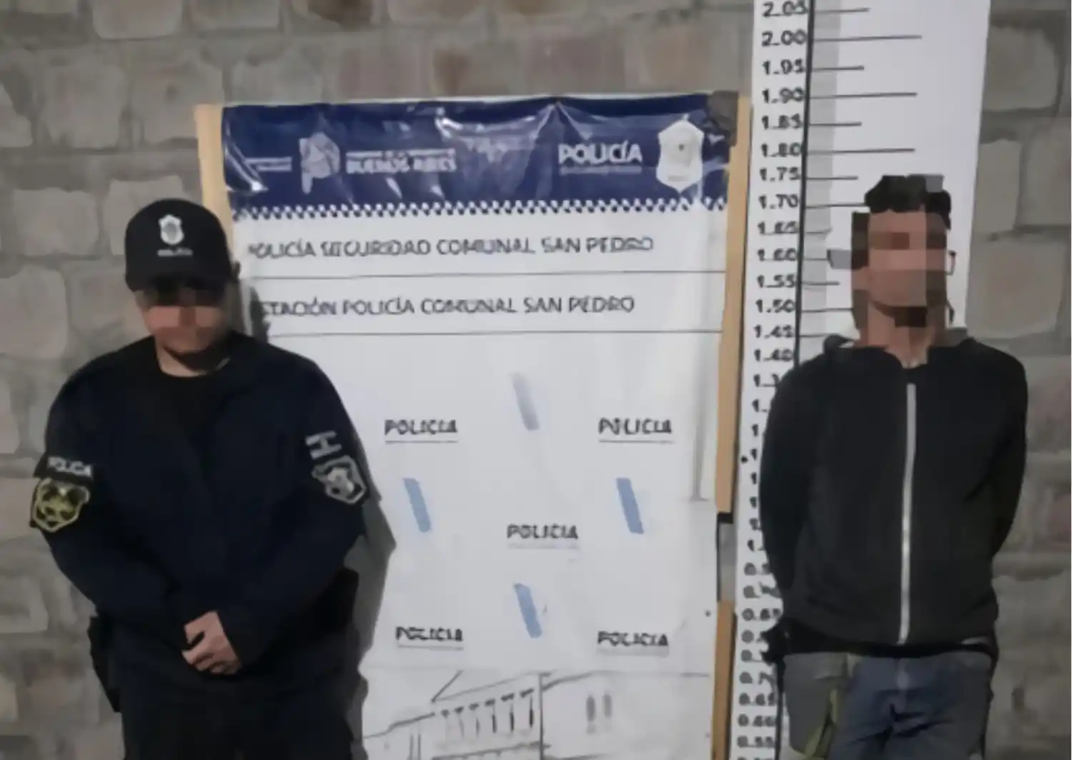 El sujeto fue aprehendido y trasladado a Comisaría.