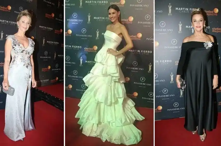 Los looks de los famosos en los premios Martín Fierro de Cable