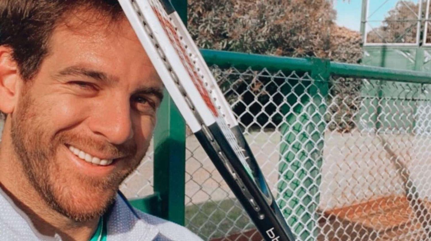 Juan Martín del Potro volvió a una cancha: quiere estar en los Juegos Olímpicos