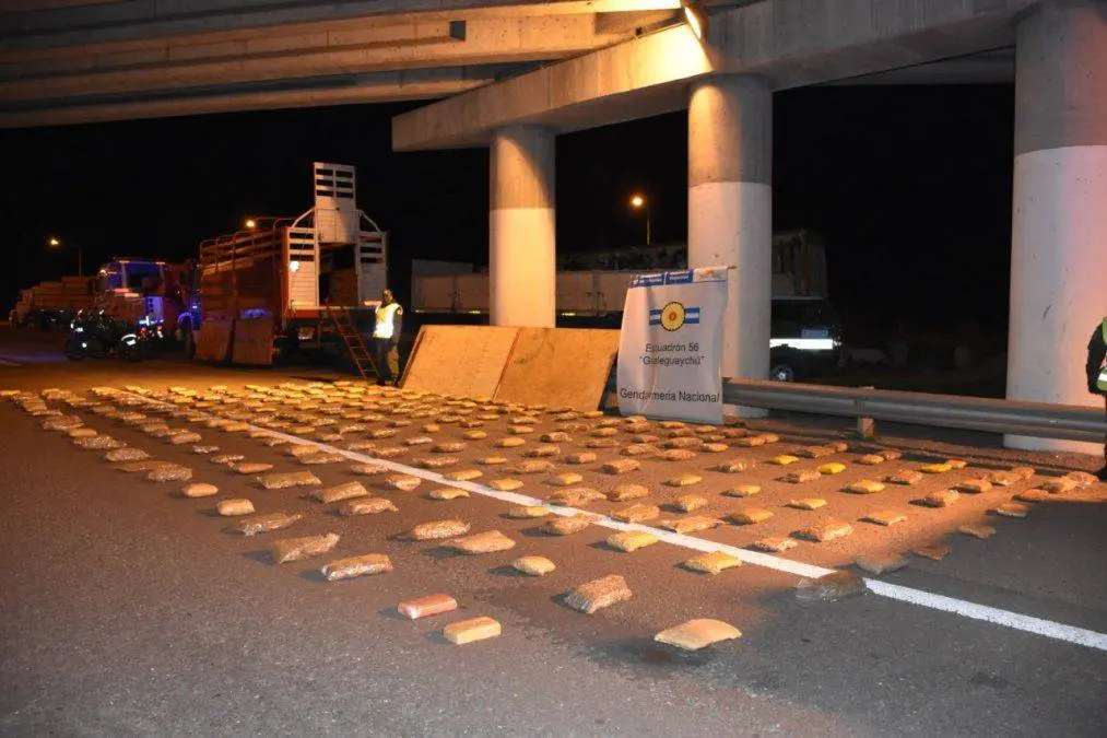 Incautaron un cargamento de drogas valuado en más de $18 millones