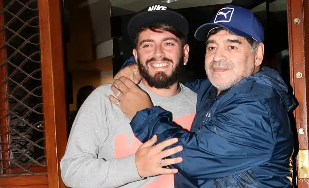 La intimidad del encuentro entre Diego Maradona y Diego Junior
