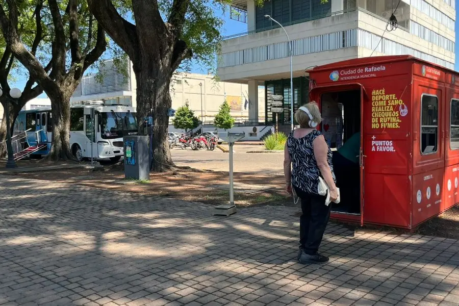 El Punto Sano continúa en la Plaza 25 de Mayo