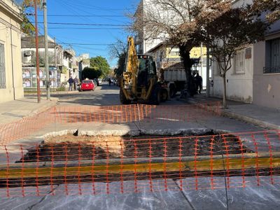 Llevan adelante obras de bacheo en distintos puntos de la ciudad