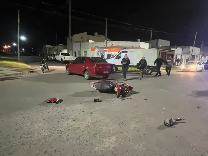 El accidente ocurrió este martes por la noche.