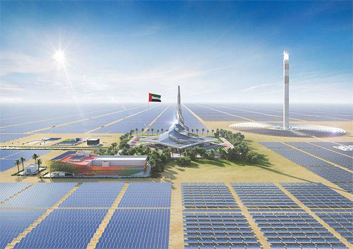 Dubai construye la torre de energía termosolar más grande del mundo