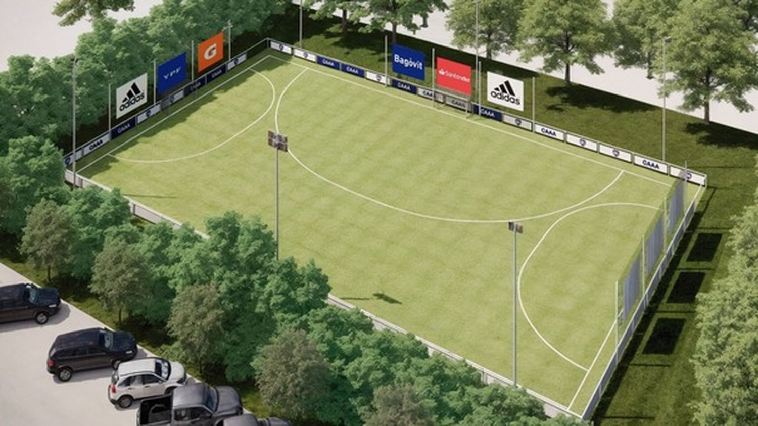Antártida apuesta al hockey infantil con una obra clave