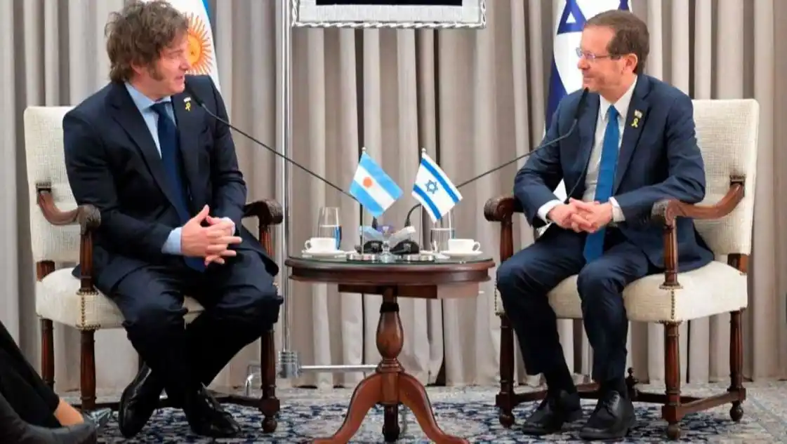 La Cámara de Comercio Argentino Israelí saludó con alegría la visita de Milei a Israel