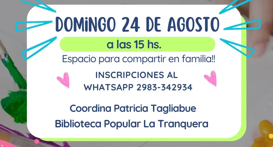 Se realizará un taller de recreación y construcción de juegos para chicos de 6 a 12 años de edad