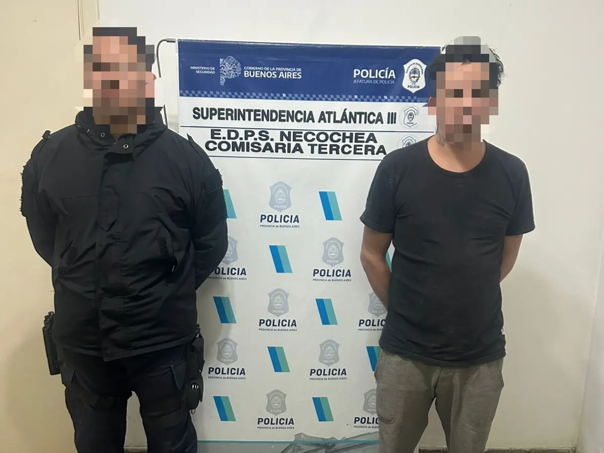Uno de los sujetos aprehendidos