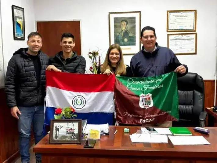La Facultad de Recursos Naturales recibió 
a estudiante de intercambio internacional