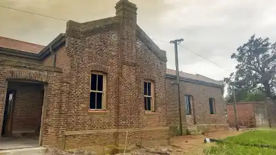 Di Gregorio destacó la recuperación de la estación de trenes de Cañada del Ucle