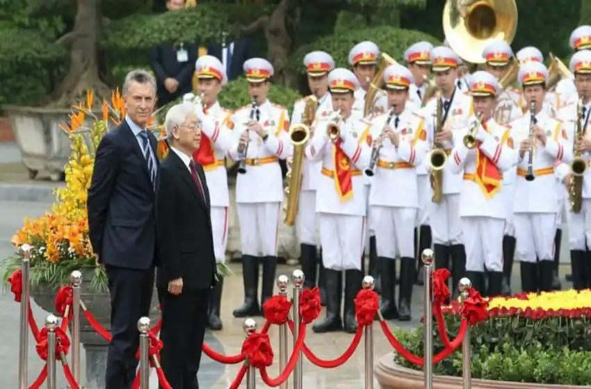 Macri acordó con el presidente de Vietnam avanzar hacia una asociación integral