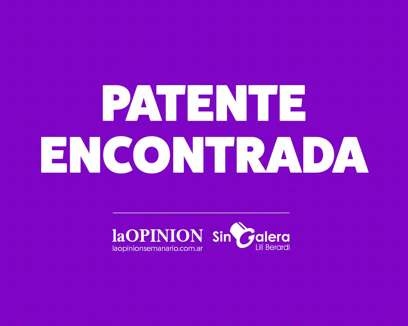 Hallaron patente AF 407 A0