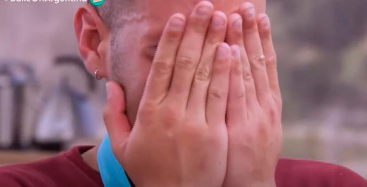 Bake Off Argentina: el desconsolado llanto de Emiliano