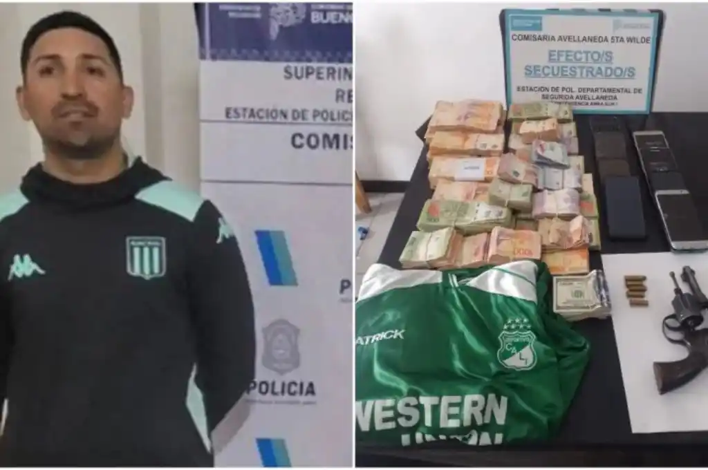 Ataque a hinchas de Cali: detienen al líder de la barra de Racing y le secuestran más de 7 mil dólares