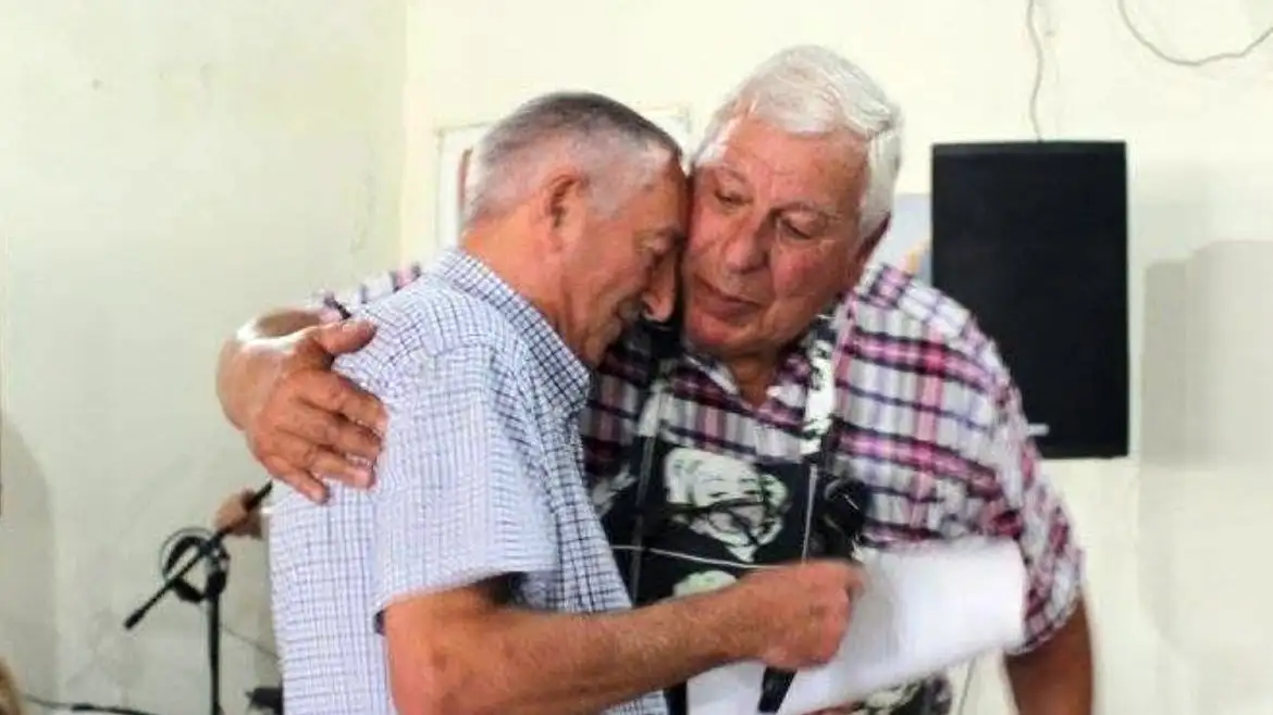 Dos de los fundadores. Horacio Sabatini y César Colatriano