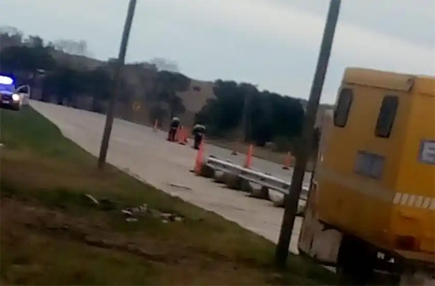 Volvieron a correr el retén de la ruta 88 hacia La Polola