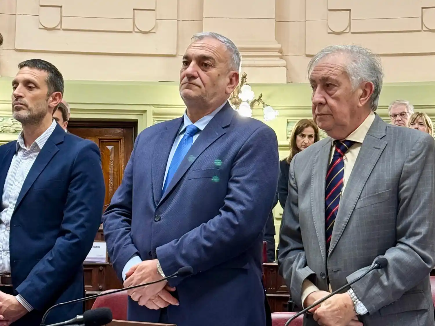 "Señores convencionales, las Malvinas fueron, son y serán argentinas", destacó Calvo al finalizar su discurso