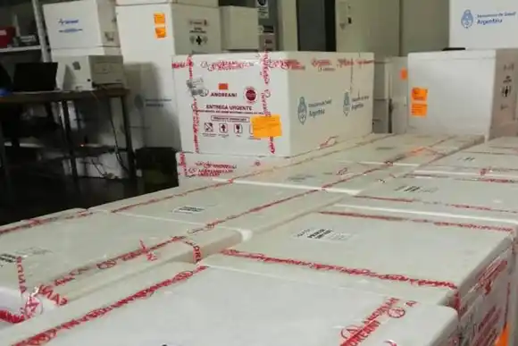 Llegaron a la provincia 14.400 dosis de la vacuna Sinopharm