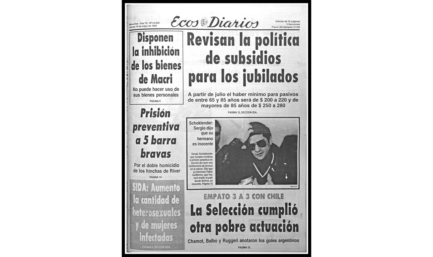 Jueves 19 mayo de 1994