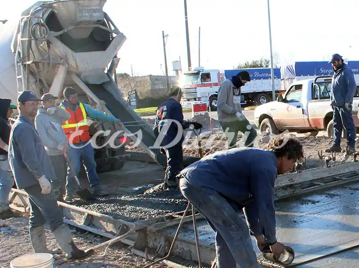 Repavimentación en el área céntrica