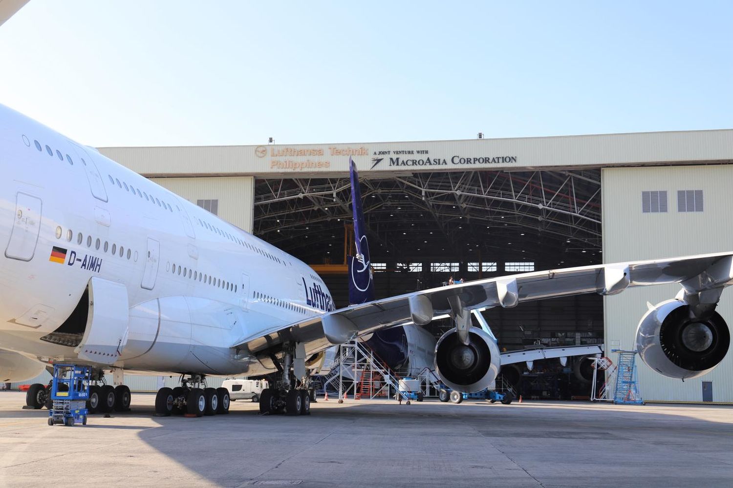 Lufthansa Technik Philippines completed its first 12-year check on an Airbus A380