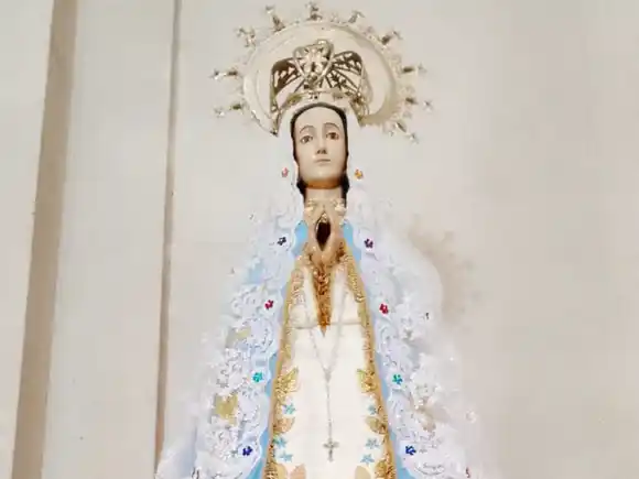 Monseñor Doctor Ricardo Rösch y la Virgen de Itatí