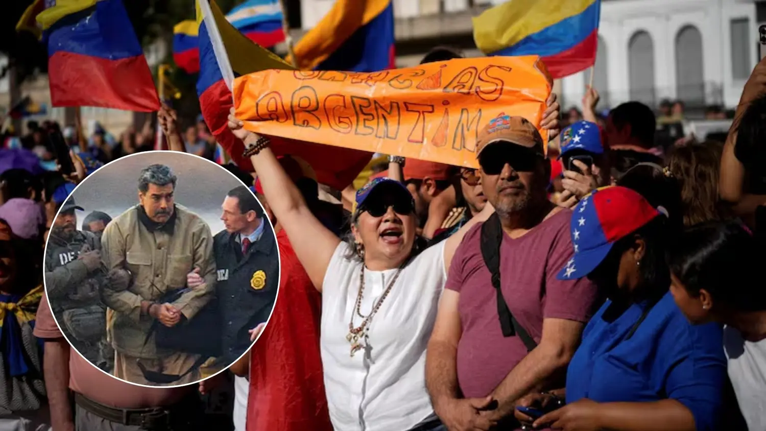 Los venezolanos en la Argentina celebraron la detención de Maduro, pero para Ricardo el temor persiste por sus familiares que aún residen en el país.