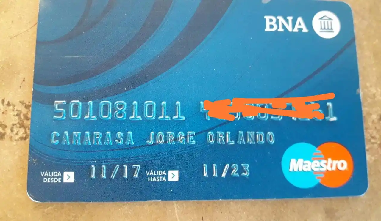 Tarjeta encontrada