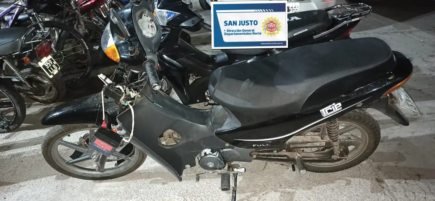 Las motos recuperadas tras el robo.
