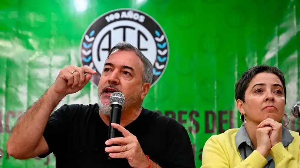 Secretario general de ATE, Rodolfo Aguiar