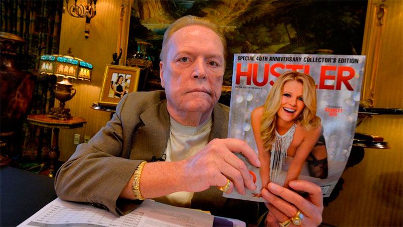 Murió Larry Flynt: el fundador de la revista Hustler tenía 78 años