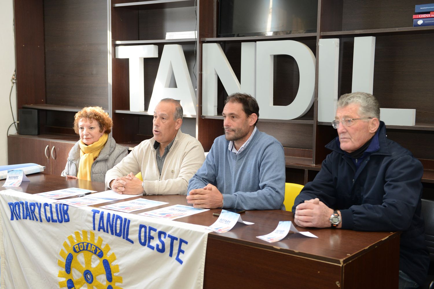 Andrea Fernández, Sergio García, Julián Peralta y Silvio Battaia.