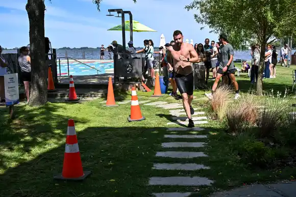 El Acuatlón Chascomús se convirtió en una de las competencias más atractivas del fin de semana
