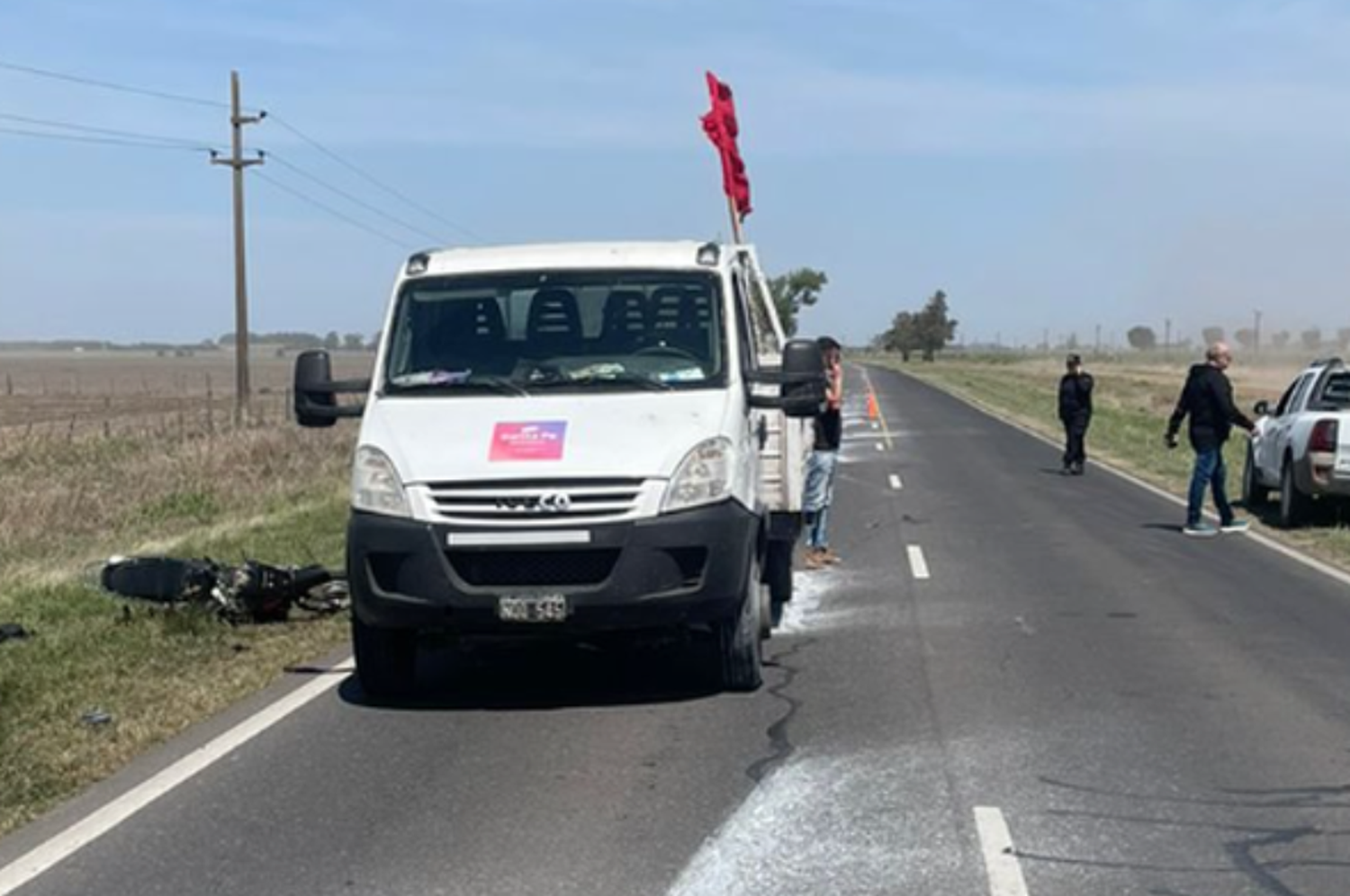 Sucedió entre Firmat y el cruce con la Ruta Provincial Nº 14.