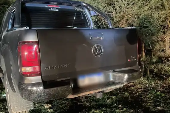 Una camioneta se fugó del control en Ibicuy y escapó hasta cerca de Larroque