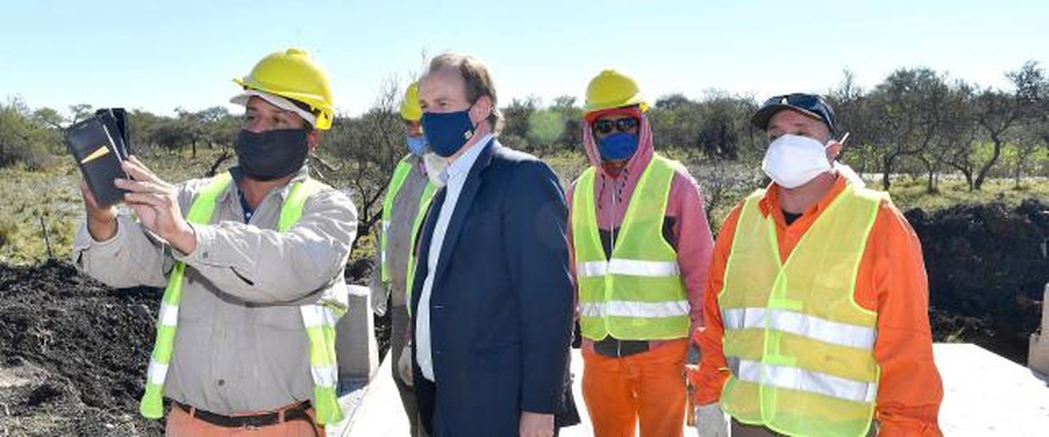 Bordet resaltó la reactivación de las obras viales para el sector productivo que generan empleo