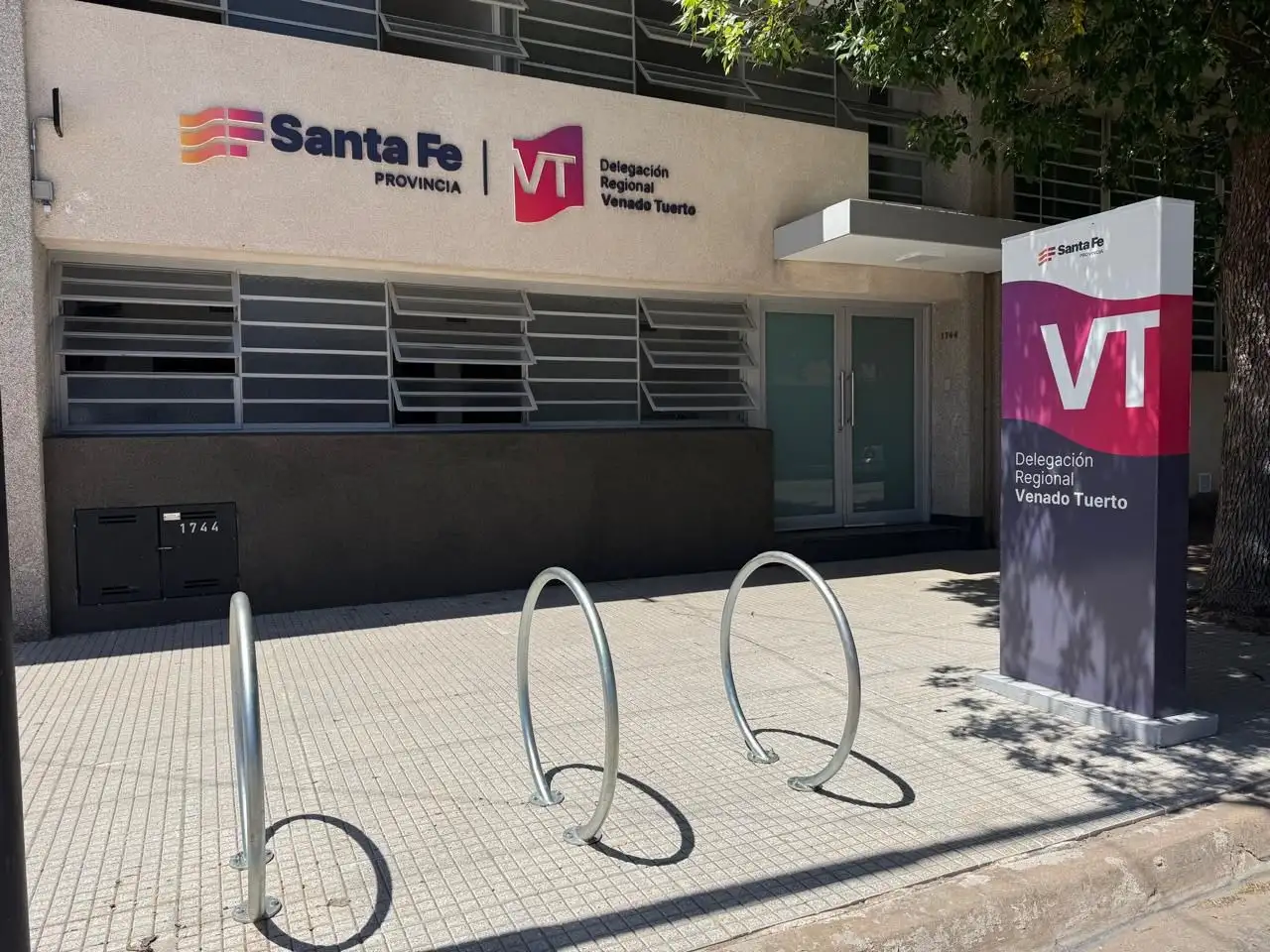 La sede de la Dirección Regional Venado Tuerto en calle Brown al 1700. Foto: Gentileza
