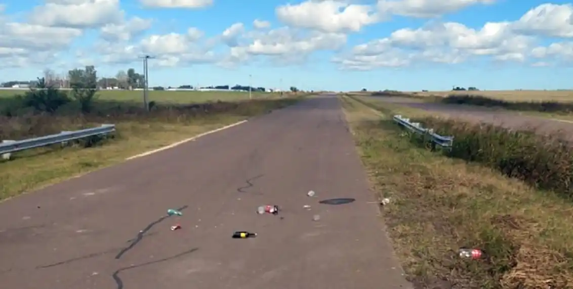 Hicieron una fiesta clandestina en una ruta en construcción: detuvieron a un joven