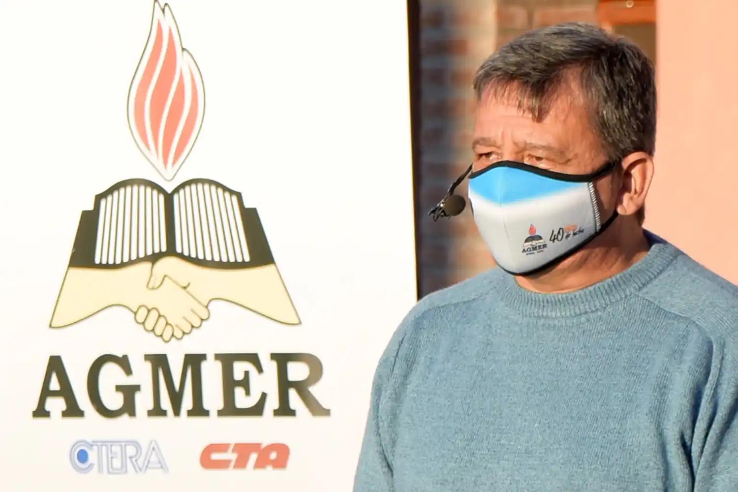 “Levantamos toda medida gremial y el lunes volvemos a las aulas”, afirmó el titular de Agmer