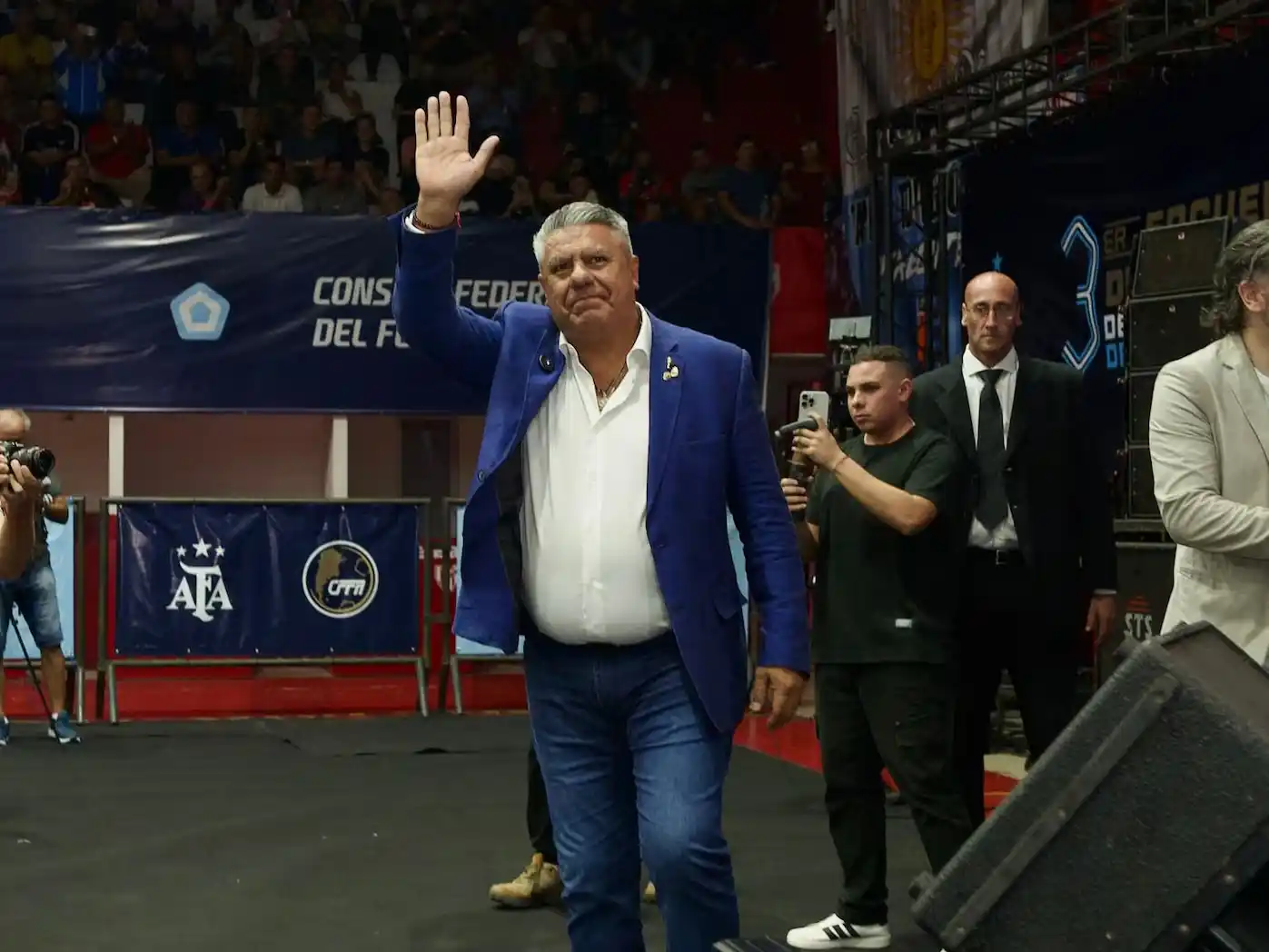 Tapia declara hoy a las 12 por la causa de retención indebida de aportes. Foto:AFA