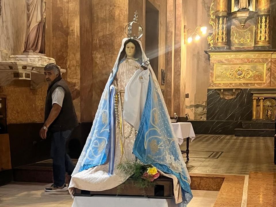 Llegó la Virgen del Rosario a la Catedral de Gualeguaychú: cuándo es la celebración de la patrona de nuestra ciudad
