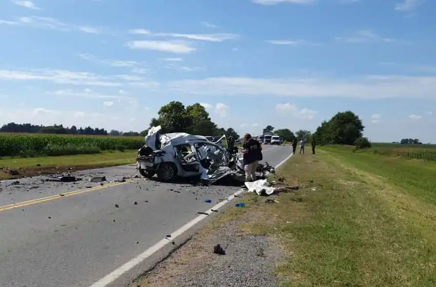 Choque fatal en la A012: un nene de 5 años murió, uno de 2 está internado y otras dos personas fallecieron