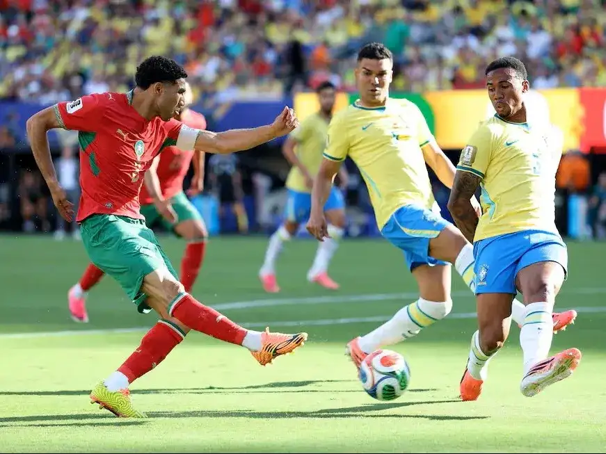 Brasil y Marruecos repartieron puntos con el empate 1-1 en el debut de ambos por la primera jornada del Grupo C
