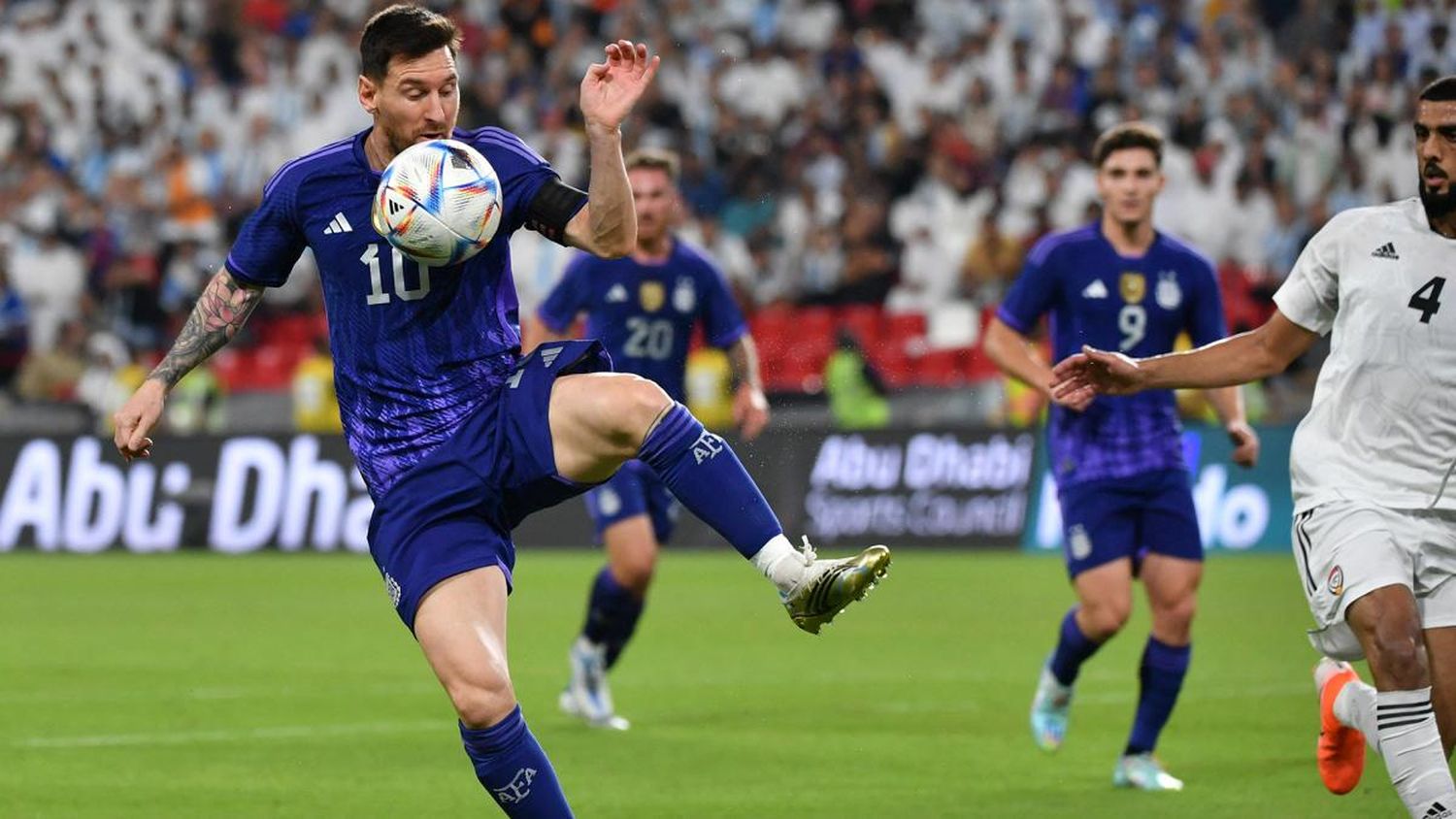 Argentina aplastó a Emiratos Árabes y llega de la mejor manera a Qatar 2022